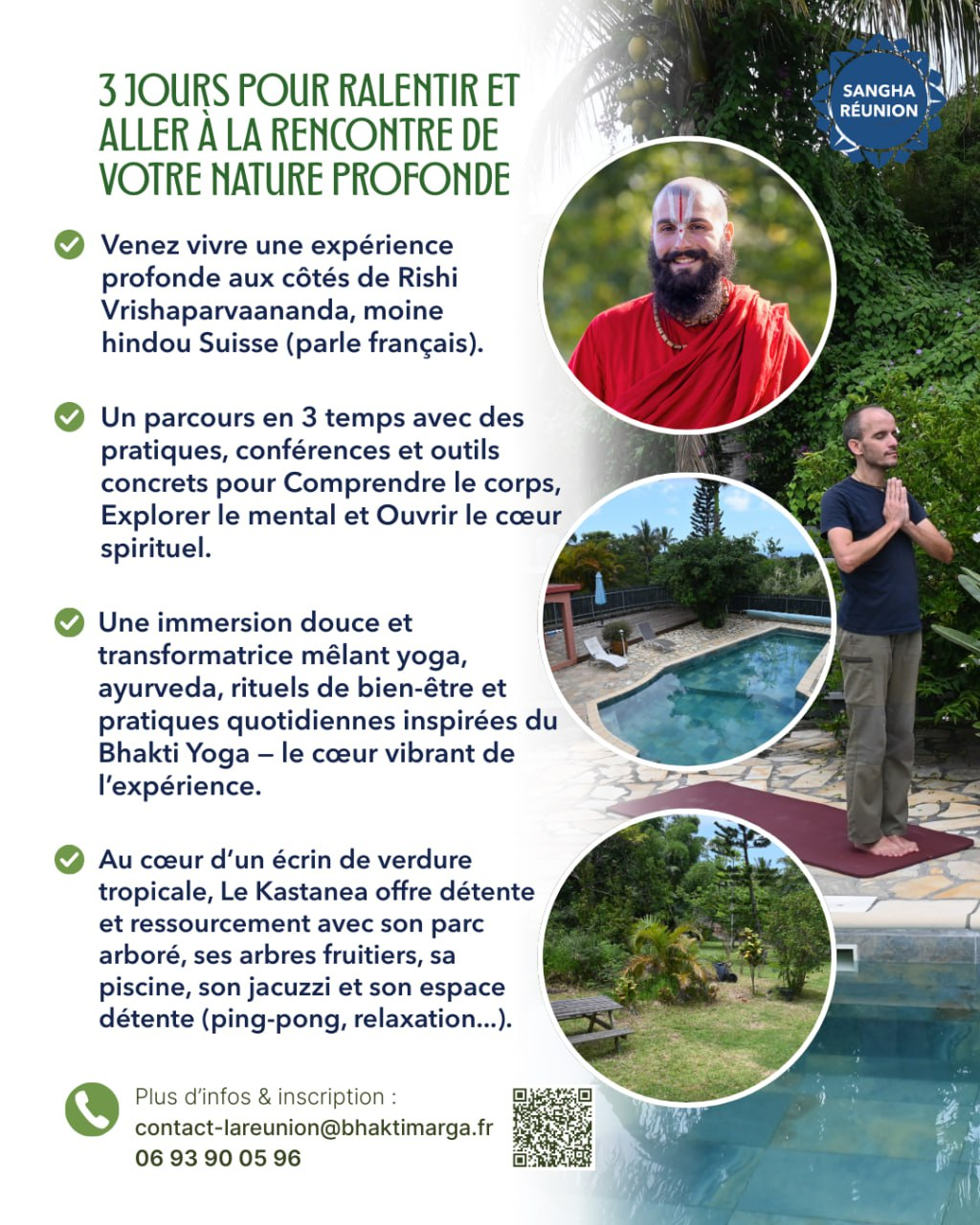 Immersion spirituelle avec Rishi Vrishaparvaananda du 7 au 10 mai 2026 - sans hébergement