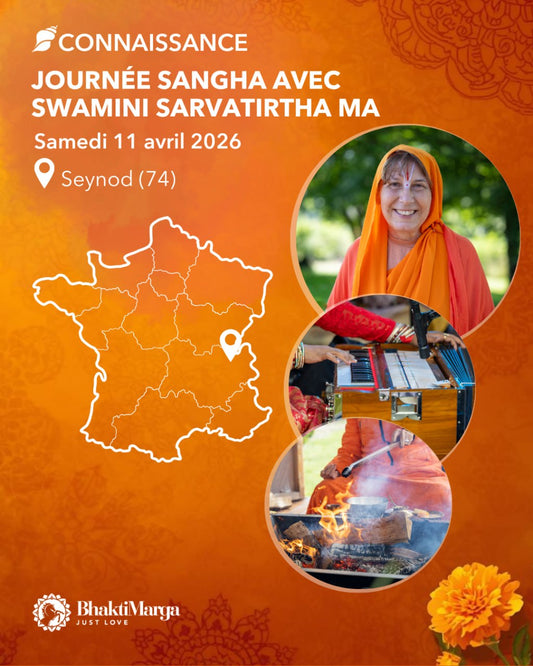 Journée Sangha avec Swamini Sarvatirtha Ma - 11 avril 2026