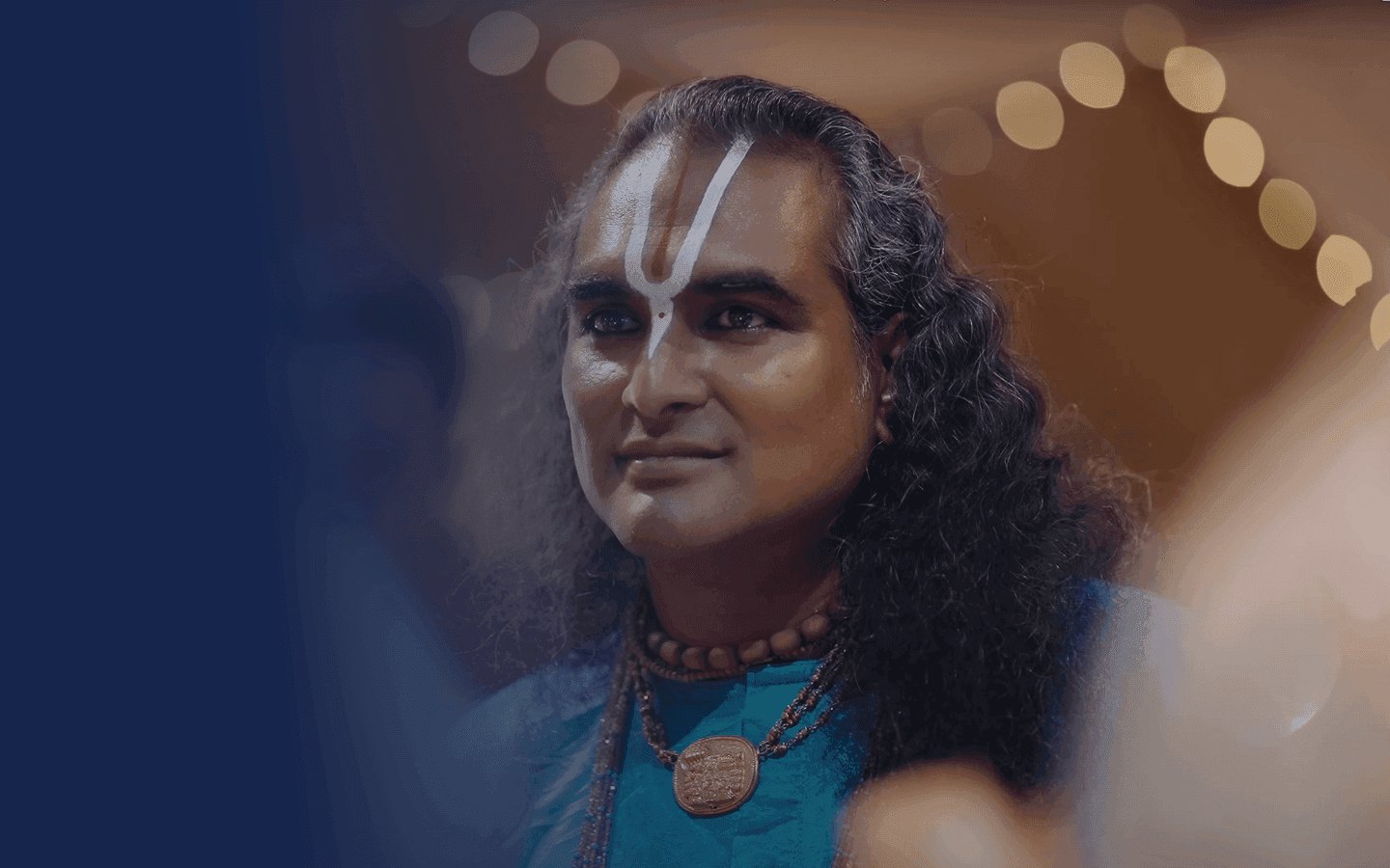 Paramahamsa Vishwananda lors d'un darshan